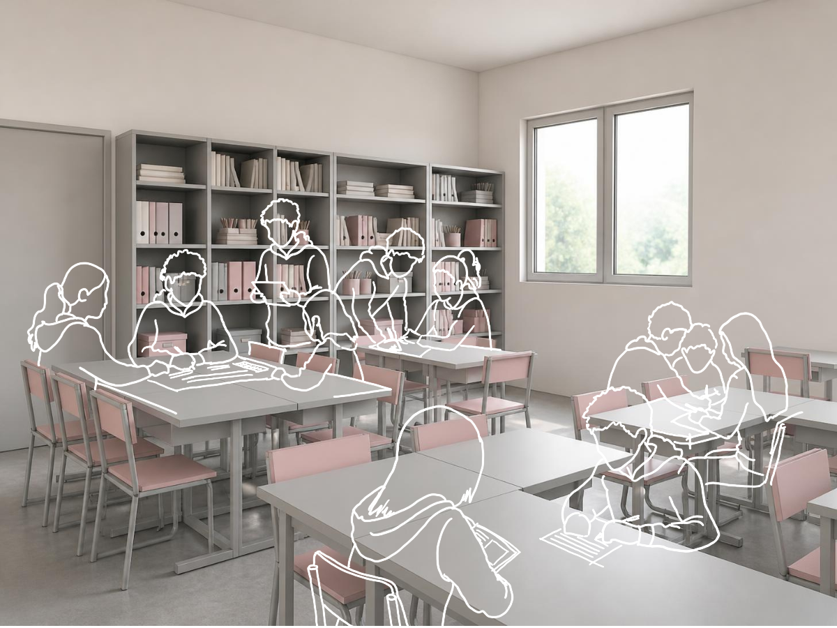 Proposition d’ambiance pour explorer une hypothèse d’aménagement scolaire